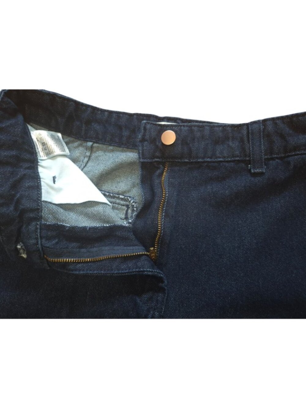 H&M Womens Wide Leg Blue Denim Pants High Rise Size 6 US. - Picture 6 of 9